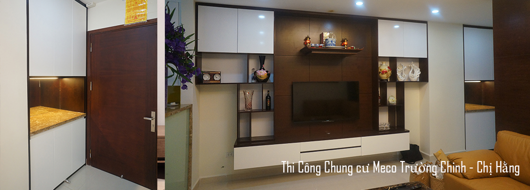 thi công nội thất chung cư meco Trường chinh - chị Hằng thi công nội thất chung cư meco Trường chinh - chị Hằng