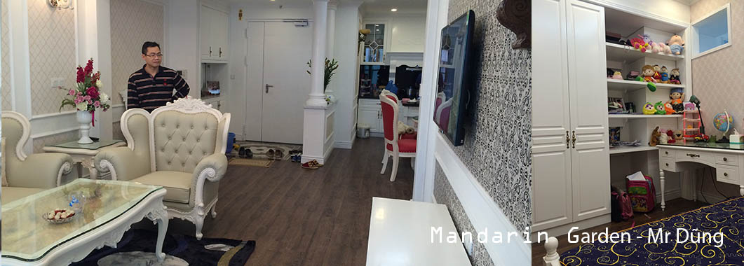  Thi công nội thất chung cư Mandarin Garden - Nhà Anh Dũng