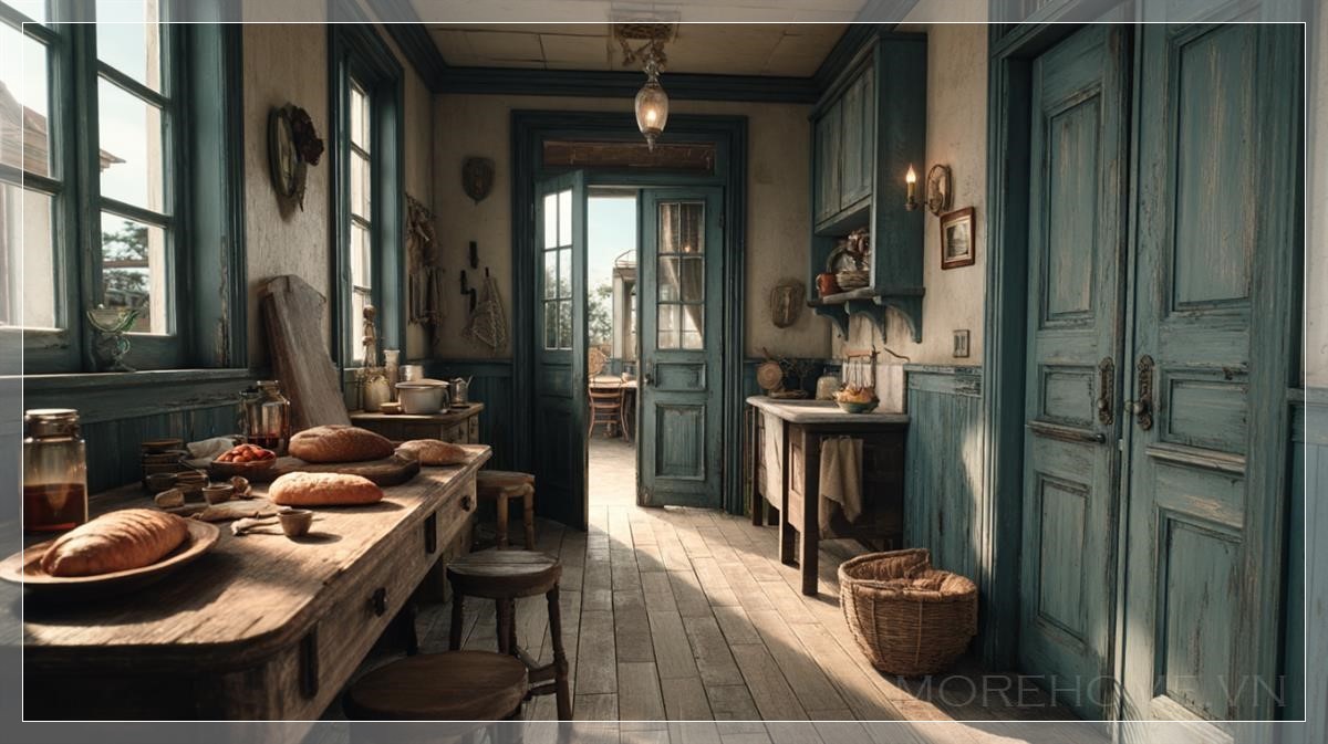 Khung Cảnh Tĩnh Lặng Của Ngôi Nhà Nông Dân Mỹ Vào Thế Kỷ 20...