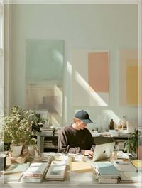 Khám Phá Không Gian Làm Việc Tối Giản Với Ánh Sáng Tự Nhiên...