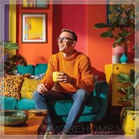 Phòng khách đầy sắc màu: Cuộc sống tươi vui và phong cách retro...