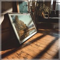 Phòng khách Vintage với Khung ảnh Cảnh Quan...