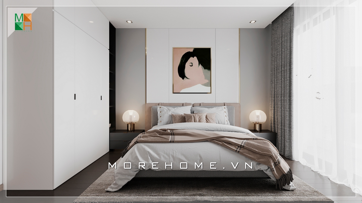 Giường ngủ chung cư hiện đại Giường ngủ chung cư hiện đại