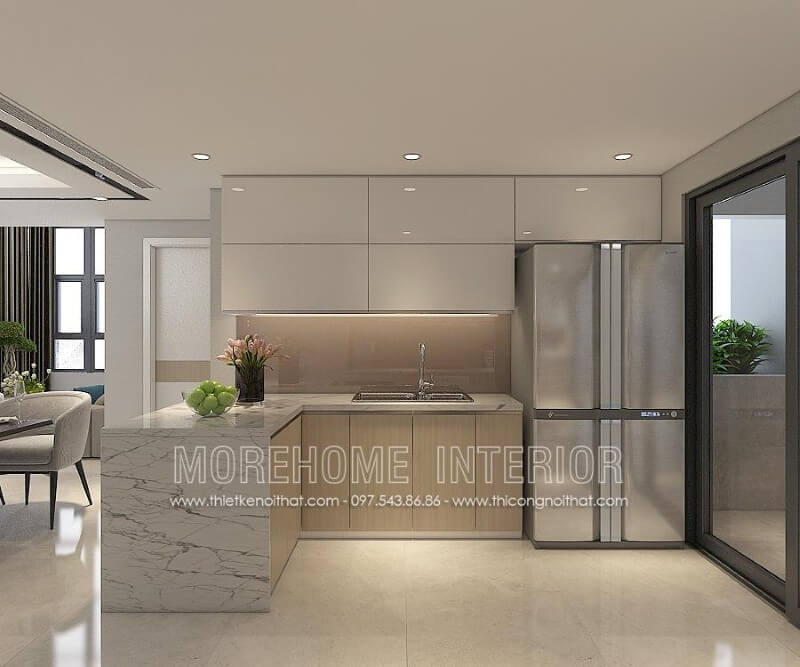 Mẫu tủ bếp giá rẻ đẹp và sang trọng. Tủ bếp gỗ công nghiệp và tủ bếp acrylic