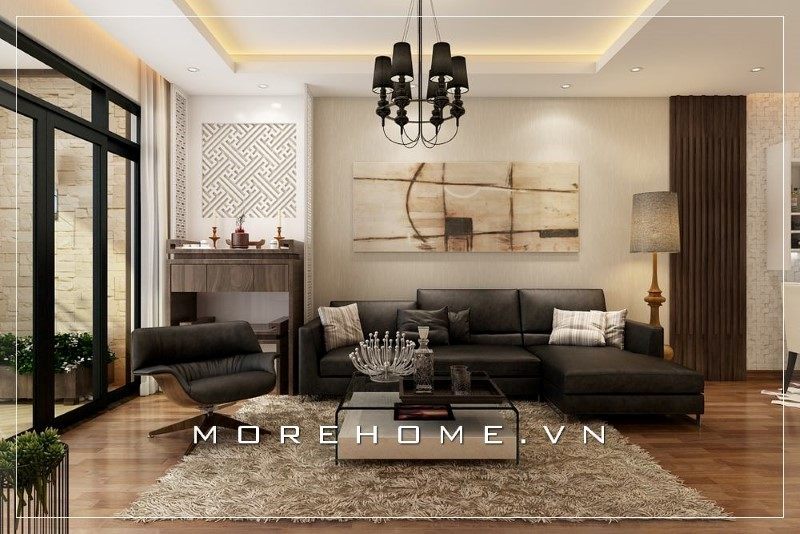 Đem sự đẳng cấp đến với không gian sống của gia đình bằng mẫu thiết kế phòng khách đạp sang trọng và tiện nghi.
